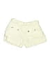 Bebe 100% Linen Solid Yellow Shorts Size 8 - photo 2