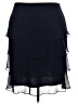 MSK 100% Polyester Solid Blue Formal Skirt Size XXL - photo 2