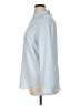Ann Taylor 100% Polyester Blue Long Sleeve Blouse Size XL - photo 5