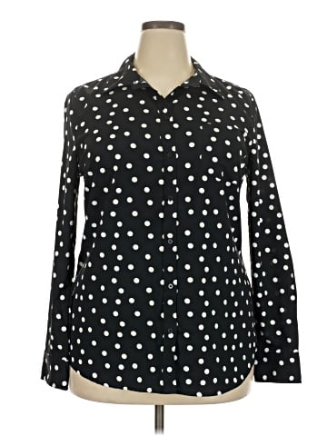 Merona Long Sleeve Blouse (view 1)