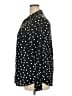 Merona 100% Polyester Polka Dots Black Long Sleeve Blouse Size XXL - photo 5