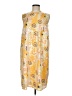ASOS 100% Polyester Paisley Yellow Casual Dress Size 8 - photo 1