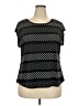 Elle Black Short Sleeve Top Size XXL - photo 1