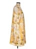ASOS 100% Polyester Paisley Yellow Casual Dress Size 8 - photo 4