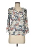Daniel Rainn 100% Rayon Ivory 3/4 Sleeve Blouse Size M - photo 1