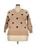 Philosophy Republic Clothing Polka Dots Tan Pullover Sweater Size 2X - photo 1