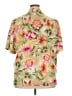 Allison Daley 100% Polyester Tropical Green Short Sleeve Blouse Size 20 - photo 2