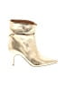 Express Metallic Gold Ankle Boots Size 9 1/2 - photo 1