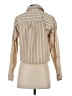 Ann Taylor LOFT Stripes Tan Long Sleeve Blouse Size XXS - photo 2
