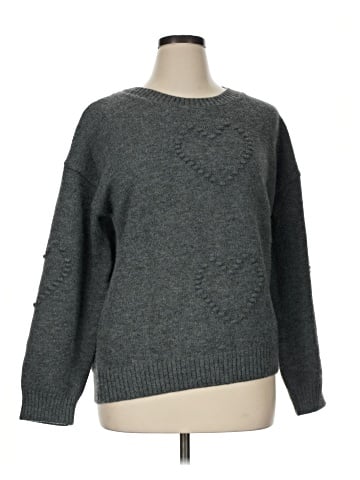 Bobeau Pullover Sweater (view 1)