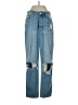 Forever 21 100% Cotton Hearts Blue Jeans Size 25 waist - photo 1