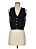 J.Crew Black Sleeveless Button-Down Shirt Size M - photo 1