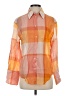 Gant Color Block Orange Long Sleeve Button-Down Shirt Size 4 - photo 1