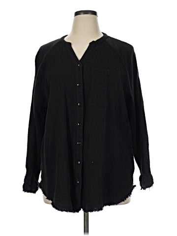 dip Long Sleeve Button-Down Shirt (view 1)