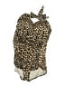 Ruby Ribbon Animal Print Gold Swimsuit Top Size 12 - photo 2