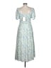WAYF 100% Rayon Blue Casual Dress Size L - photo 2