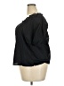 Nine West 100% Cotton Black Short Sleeve Blouse Size XXL - photo 5