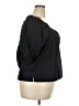 Nine West 100% Cotton Black Short Sleeve Blouse Size XXL - photo 4