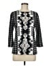 J. McLaughlin Silver 3/4 Sleeve T-Shirt Size M - photo 1