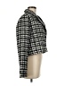 BCBGeneration 100% Polyester Houndstooth Black Blazer Size M - photo 4