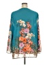 MULTIPLES Teal Long Sleeve Blouse Size 2X - photo 2