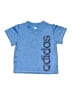 Adidas 100% Polyester Blue Active T-Shirt 18-24 MO / 24 MO - photo 1