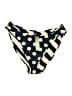 J.Crew Polka Dots Black Gold Swimsuit Bottoms Size L - photo 1