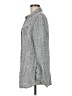 Soft Surroundings Animal Print Gray Long Sleeve Blouse Size M - photo 5