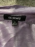 Elementz 100% Polyester Metallic Purple 3/4 Sleeve Blouse Size XL - photo 7