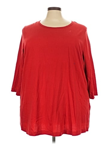 Woman Within 3/4 Sleeve T-Shirt (view 1)