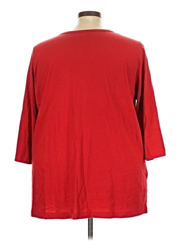 Woman Within 3/4 Sleeve T-Shirt (view 2)