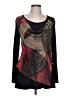Bali Black Long Sleeve Top Size L - photo 1