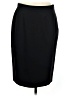 Zanella Solid Black Wool Skirt Size 6 - photo 1