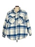 rue21 100% Polyester Plaid Blue Jacket Size 3X - photo 1