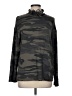 Tahari Camo Black Long Sleeve Turtleneck Size M - photo 1