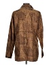 Susan Graver Animal Print Brown Long Sleeve Blouse Size L - photo 2
