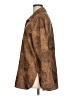 Susan Graver Animal Print Brown Long Sleeve Blouse Size L - photo 5