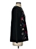J.Jill 100% Cotton Floral Black Pullover Sweater Size XS - photo 4