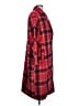 Old Navy 100% Polyester Plaid Red Coat Size L - photo 4