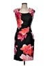 Calvin Klein Floral Black Cocktail Dress Size M (estimated) - photo 1