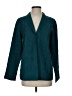 Laura Ashley 100% Silk Solid Teal Silk Blazer Size S - photo 1
