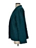 Laura Ashley 100% Silk Solid Teal Silk Blazer Size S - photo 5