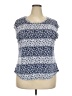 Elle Blue Sleeveless T-Shirt Size XXL - photo 1
