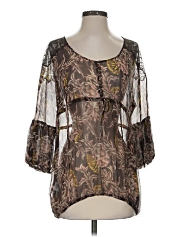 BCBGMAXAZRIA 3/4 Sleeve Blouse (view 1)