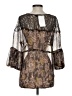 BCBGMAXAZRIA Brown 3/4 Sleeve Blouse Size S - photo 2