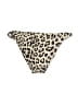 Mikoh Animal Print Ivory Swimsuit Bottoms Size Sm (1) - photo 2