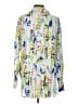 Autograph 100% Polyester Floral Ivory 3/4 Sleeve Blouse Size L - photo 2