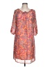 Cato 100% Polyester Paisley Orange Casual Dress Size L - photo 1