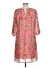 Cato 100% Polyester Paisley Orange Casual Dress Size L - photo 2