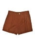 Vince. 100% Polyester Solid Brown Shorts Size 12 - photo 1